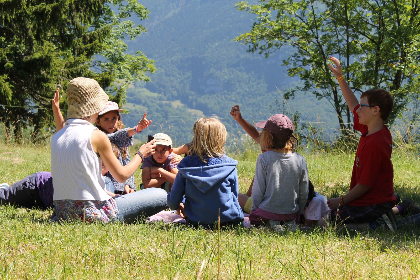 ruche a giter groupe enfant